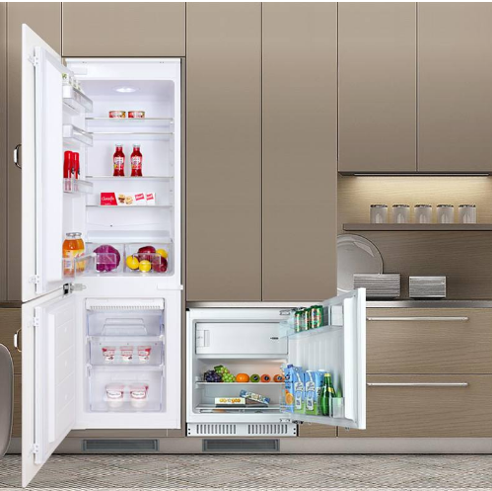 ▲ 다양한 라인업이 인상적인 윈텍 빌트인 냉장고