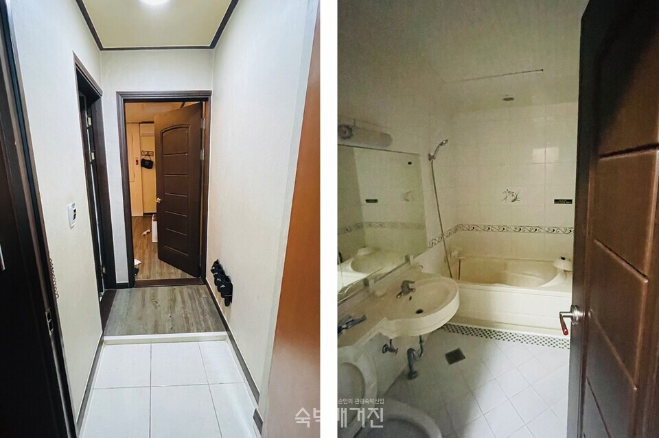 시공 전 낙후된 느낌이 강했던 공간들