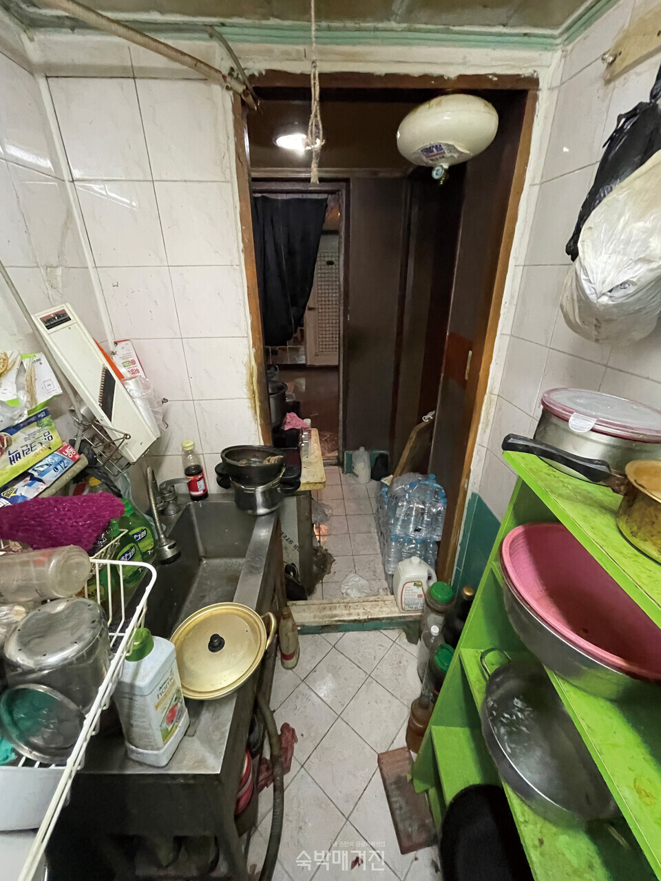 (시공 전) 정돈되지 않은 모습