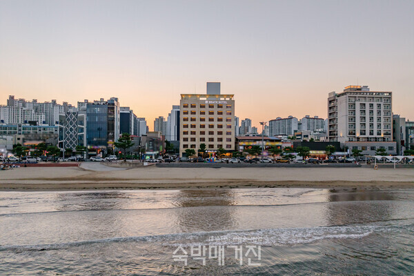 영일대 해수욕장 전경